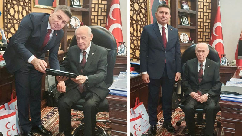 Başkan Şimşek’ten Devlet Bahçeli’ye Karaisalı sunumu