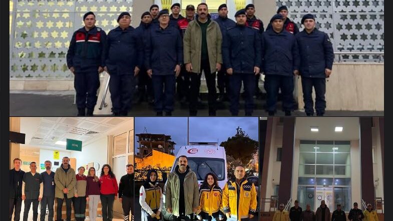 Kaymakam Bozoğlan’dan yılbaşı gecesi görevdeki ekiplere ziyaret