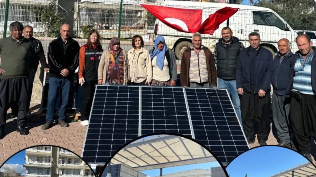 Göçer Aileler Artık Güneşle Aydınlanıyor