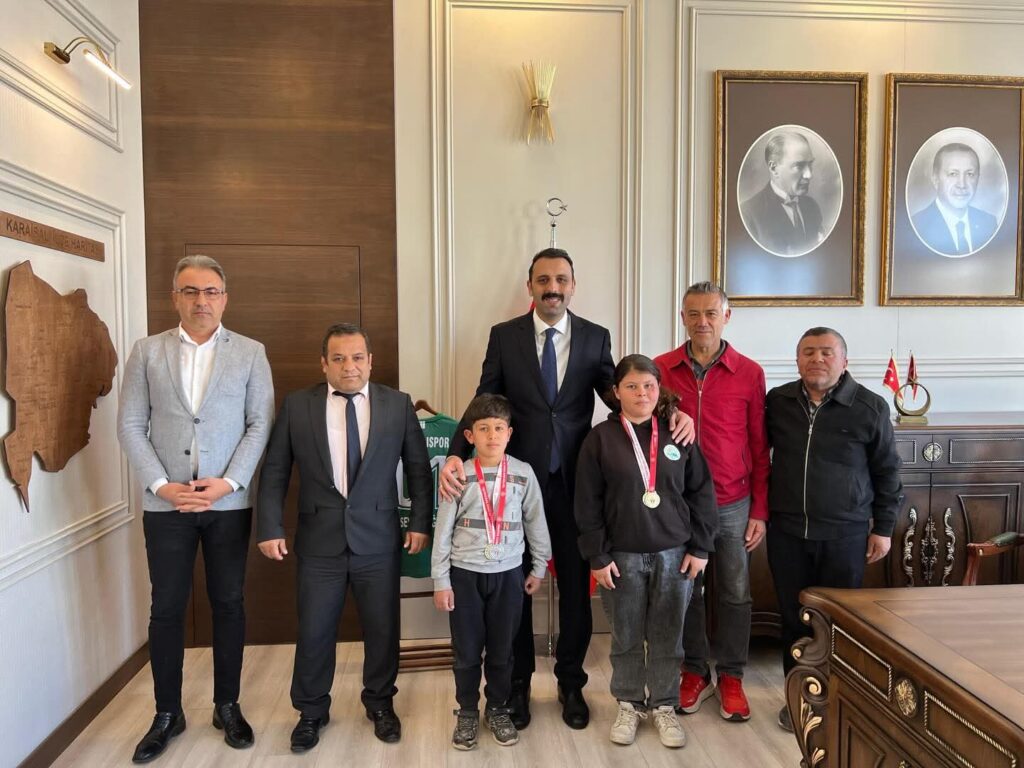 Kaymakam Bozoğlan, Şampiyon Özel Sporcuları Makamında Ağırladı