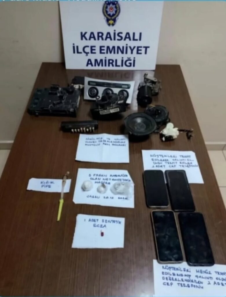 Karaisalı’da Hırsıza Suç Üstü