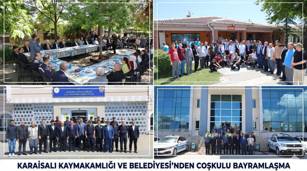 Karaisalı’da Protokol ve Vatandaşlar Bayramlaşma Programında Buluştu