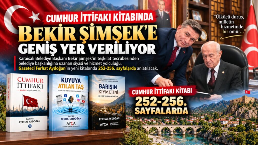 ‘Cumhur İttifakı’ Kitabında Bekir Şimşek’e Geniş Yer Veriliyor